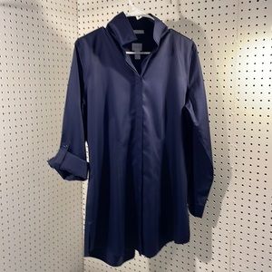 Chico’s Women’s Navy No-Iron Tunic Size 1